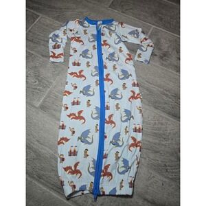 Free Birdie Bamboo Baby Sleep Sack Gown 0 3 Months Dragons‎ Knights Castle Print